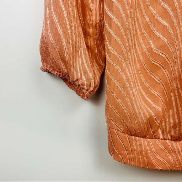 THE LIMITED Two-Piece Tank & Textured Blouse in Salmon Size XS - Picture 3 of 9